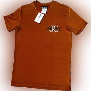 Versace Jeans Couture Stretch Shirt Nylon/Spandex 18” Pit to Pit